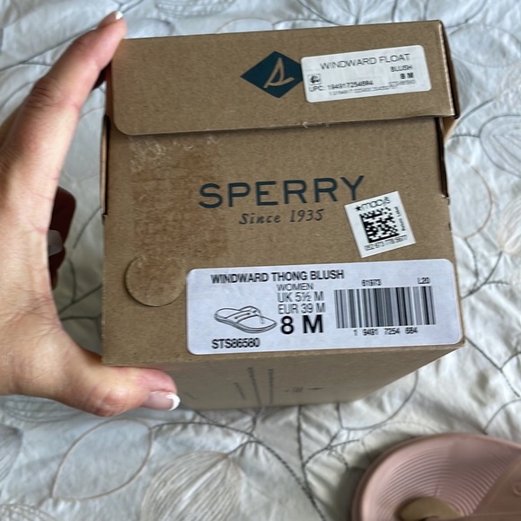 Sperry Windward thong blush women’s size 8 flip flops IOB. - Picture 9 of 10